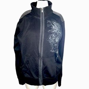 HURLEY | MENS ZIP UP HOODIE / LIGHT COAT LARGE